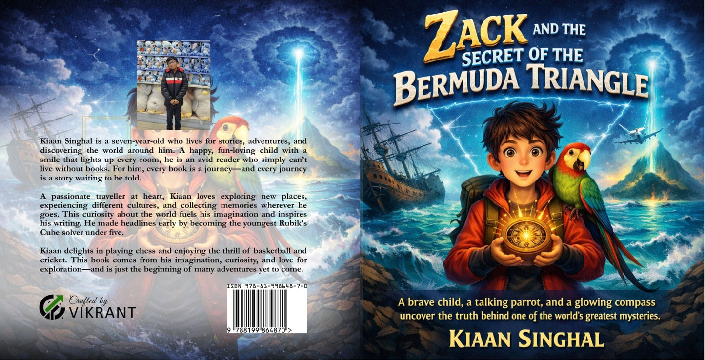 Zack and the Secret of the Bermuda Triangle by Kiaan Singhal - PAPERBACK